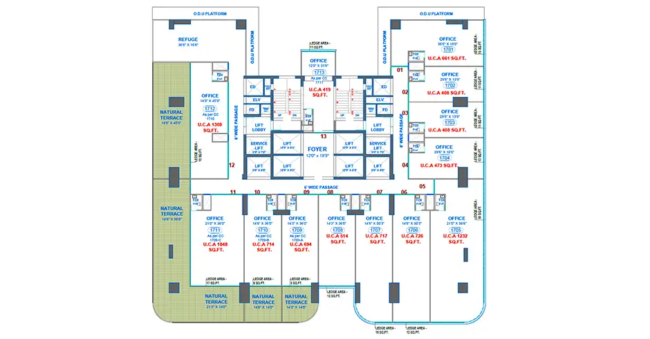Today Upper Kharghar Floor Plan Today Upper Kharghar Floor Plan